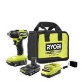 RYOBI ONE+ HP 18V Brushless Cordless Compact 1/4 in. Hex Impact Driver Kit with (2) 1.5 Ah Batteries and Charger Customer Returns See Pictures