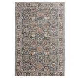 Home Decorators Collection Reynell Light Blue 6 ft. x 9 ft. ft. Floral Traditional Area Rug    Customer Returns See Pictures