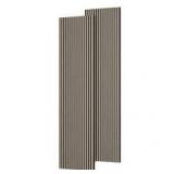 comforthomi 0.9 in. x 1.71 ft. x 8.86 ft. Walnut Acoustic/Sound Absorb 3D Oak Overlapping Wood Slat Decorative Wall Paneling 2-Pack Customer Returns See Pictures