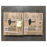 Lot of StyleWell 26 lbs. Concrete and Resin Patio Umbrella Base in Black  Customer Returns See Pictures