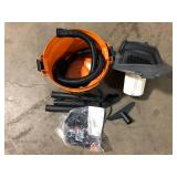 RIDGID 9 Gal. 4.25 Peak HP NXT Shop Vacuum Wet Dry Vac with General Debris Filter, Locking Hose and Attachments HD09001  Customer Returns See Pictures