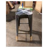 Carnegy Avenue Gun Metal Outdoor Bar Stools with Stackable Customer Returns See Pictures