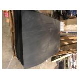16 Pack of  Rubber-Cal Shark Tooth II 1/2 in. T x 4 ft. W x 6 ft. L Black Heavy Duty Rubber Flooring Mat Customer Returns See Pictures