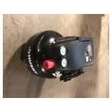 Husky 3 Gal. 120 PSI Portable Electric Oil-Free Light Duty Pancake Air Compressor with Fold Down Handle and 1-Quick Coupler     Customer Returns See Pictures