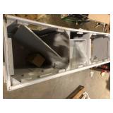Home Decorators Collection Fremont 72 in. Double Sink Freestanding Grey Bath Vanity Granite Top Not Included Damaged  Customer Returns See Pictures