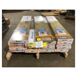 18 Boxes of  Lifeproof Cashiers Oak 22 MIL x 8.98 in. W x 48.03 in. L Waterproof Click Lock Vinyl Tile Flooring (20.95 sq. ft. /case)Customer Returns See Pictures