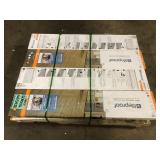8 Boxes of Lifeproof Cashiers Oak 22 MIL x 8.98 in. W x 48.03 in. L Waterproof Click Lock Vinyl Tile Flooring (20.95 sq. ft. /case) Customer Returns See Pictures