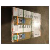 8 Boxes of Lifeproof Cashiers Oak 22 MIL x 8.98 in. W x 48.03 in. L Waterproof Click Lock Vinyl Tile Flooring (20.95 sq. ft. /case) Customer Returns See Pictures