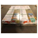 8 Boxes of Lifeproof Cashiers Oak 22 MIL x 8.98 in. W x 48.03 in. L Waterproof Click Lock Vinyl Tile Flooring (20.95 sq. ft. /case) Customer Returns See Pictures