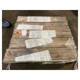 5 Boxes of Krono Original Fair Locomotive Wood 12 mm T x 8 in. W Waterproof Laminate Wood Flooring (15.9 sqft/case) Customer Returns See Pictures