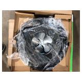 35-Watt Black Aluminum Solar Powerd Attic Fan Tile Profile  Customer Returns See Pictures