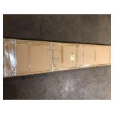 comforthomi 0.9 in. x 1.71 ft. x 8.86 ft. Walnut Acoustic/Sound Absorb 3D Oak Overlapping Wood Slat Decorative Wall Paneling 2-Pack Customer Returns See Pictures