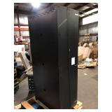 Husky Heavy Duty Welded 20-Gauge Steel Freestanding Garage Cabinet in Black (36 in. W x 81 in. H x 24 in. D) No Keys   Customer Returns See Pictures
