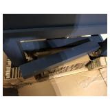 Home Decorators Collection Tupelo 30 in. Single Sink Midnight Blue Bath Vanity with White Engineered Stone Top (Assembled) Damaged on Back Customer Returns See Pictures