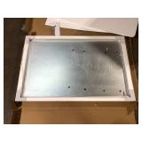 48 in. W x 30 in. H Rectangular Aluminum Framed Wall Mount Bathroom Vanity Mirror in Silver Customer Returns See Pictures