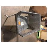 Carnegy Avenue Gray Wicker/Rattan Outdoor Dining Chair Customer Returns See Pictures