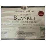 Huntington Home 100% Cotton Blanket