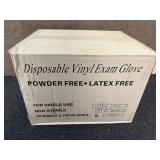11 x 100ct of Disposable Vinyl Gloves - Small