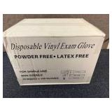 16 x 100ct of Disposable Vinyl Gloves - Small