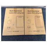 2 Double Sided Cutting Boards