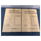 2 Double Sided Cutting Boards