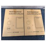 2 Double Sided Cutting Boards