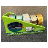 5ct of Glass Ashtrays