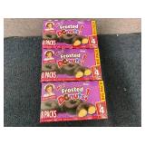 3 Packs of Mini Frosted Donuts