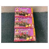 3 Packs of Mini Frosted Donuts