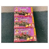 3 Packs of Mini Frosted Donuts