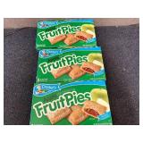 3 Boxes of Drakes Apple Fruit Pies