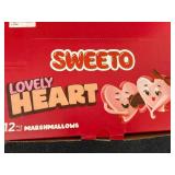 14 Packs of Sweeto Marshmellows - Hearts