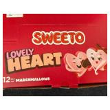 15 Packs of Sweeto Marshmellows - Hearts