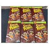 6 Boxes of Cocoa Pebbles