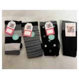 4 Pairs of Black Muk Luks Socks