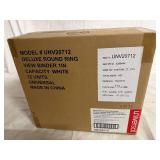 12 Universal 1in White Round Ring Binders