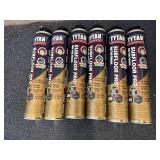 6 Tubes of Tytan Subfloor Pro Collapsing Gel Adhesive