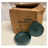 12x 7" Thermal Hot Tortilla Servers/Warmers
