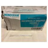 1000 Individually Wrapped Plastic Knives