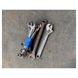 Lot End Open End Wrenches & Crescent Wrench