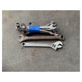 Lot End Open End Wrenches & Crescent Wrench