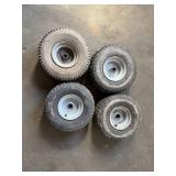 4x Turf Saver Tires & Rims