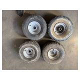 4x Turf Saver Tires & Rims