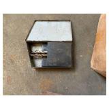 Box of Large Drill Bits & Sockets