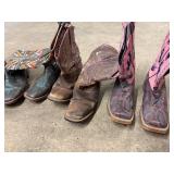 Lot of Cowboy Boots-Adult 8.5 & 9 Child 12