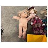Box of Toys-Dolls, Trucks & Dinosaurs