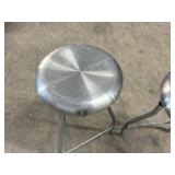 2 Metal Bar Stools