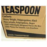 1000 Teaspoons Individually Wrapped