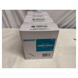 4x 500 Plastic Black Jumbo Straws-Unwrapped 7.75"