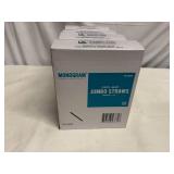 4x 500 Plastic Black Jumbo Straws-Unwrapped 7.75"
